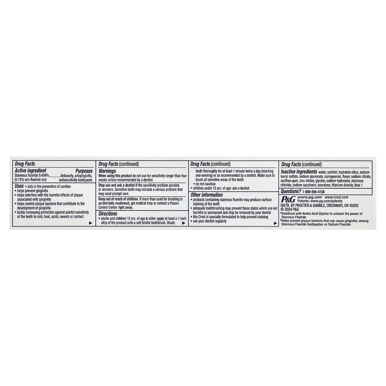 Crest, Pro-Health, зубная паста с фторидом, чистая мята, 3 тюбика по 121 г (4,3 унции)