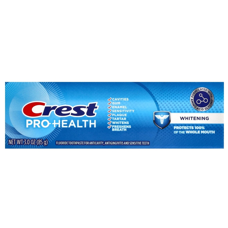 Crest, Pro-Health, зубная паста с фторидом, для отбеливания, 85 г (3 унции) (Товар снят с продажи) 