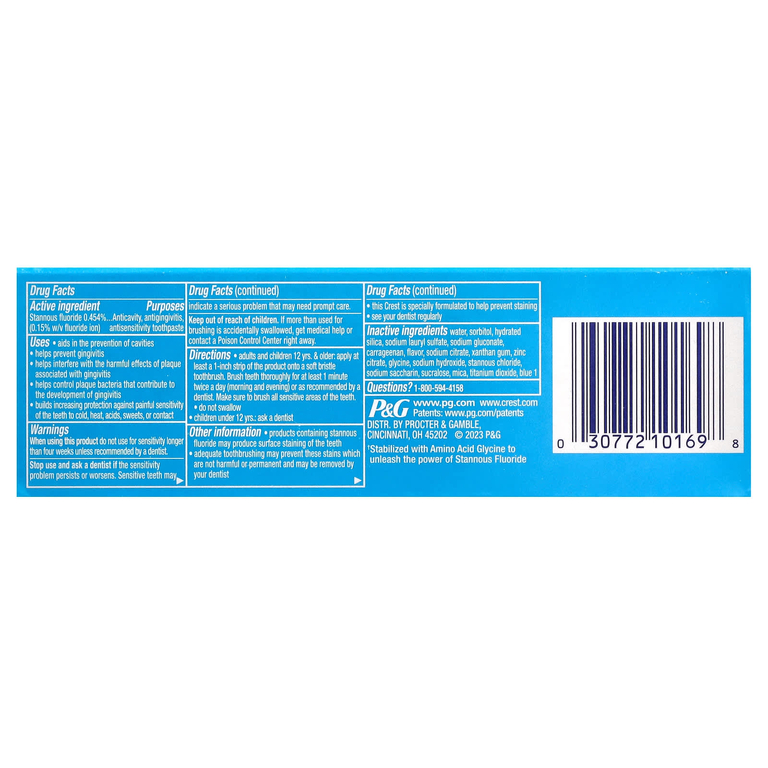 Crest, Pro-Health, зубная паста с фторидом, для отбеливания, 85 г (3 унции) (Товар снят с продажи) 