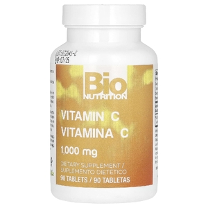 Bio Nutrition, витамин C, 90 таблеток (1000 мг в 1 таблетке)