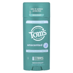 Tom's of Maine, дезодорант без алюминия, без запаха, 92 г (3,25 унции)