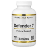 California Gold Nutrition, Defender 7, добавка с витаминами A, C, D3 и B6, цинком, селеном и бета-глюканом, 180 растительных капсул
