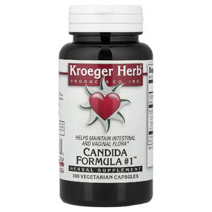 Kroeger Herb Co, комплекс для поддержки здорового баланса микрофлоры #1, 100 вегетарианских капсул