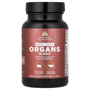 Ancient Nutrition, One Daily Organs Blend, смесь для приема один раз в день, 30 таблеток