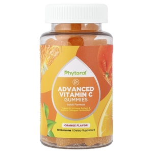 Phytoral, улучшенные жевательные таблетки с витамином C, со вкусом апельсина, 60 жевательных таблеток (Товар снят с продажи) 