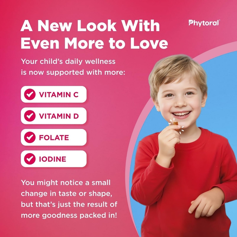 Phytoral, Kids, жевательные мультивитамины для детей, клубника, малина и апельсин, 90 жевательных таблеток
