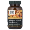 Gaia Herbs, постбиотик с имбирем и куркумой, 60 веганских капсул Liquid Phyto-Caps (0,6 г в 1 капсуле)
