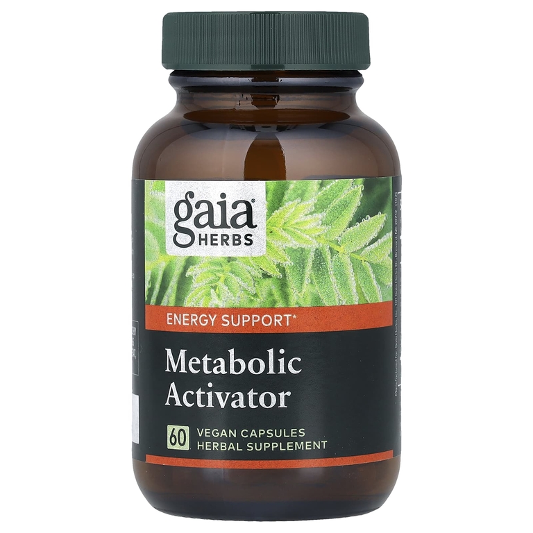 Gaia Herbs, Metabolic Activator, активатор метаболизма, 60 веганских капсул