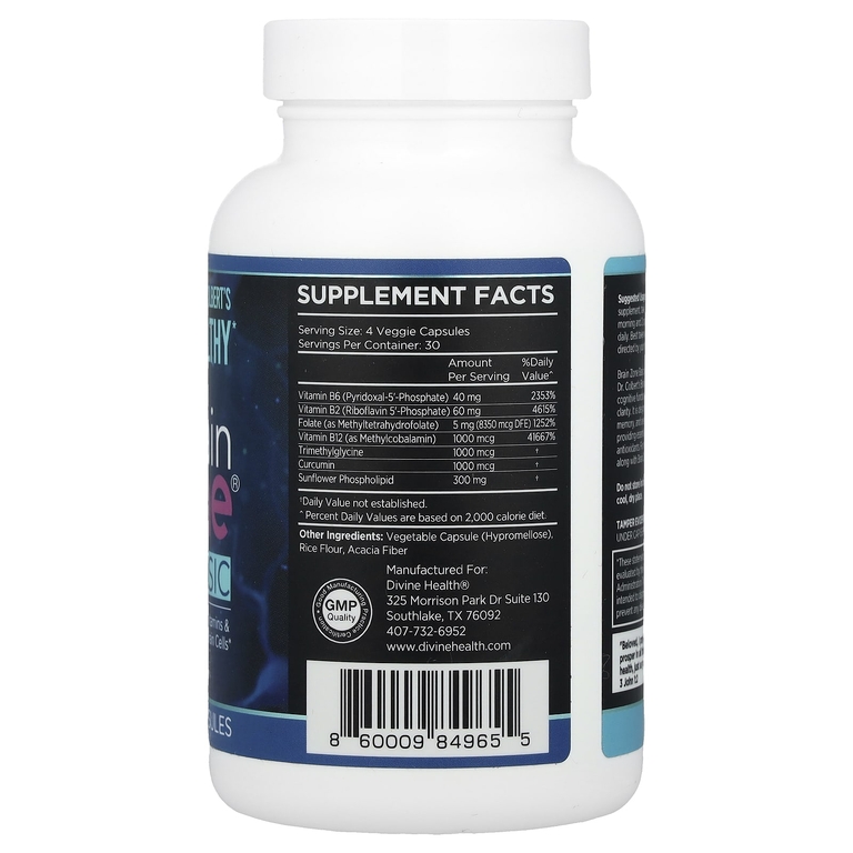 Divine Health, Brain Zone® Basic, 120 капсул