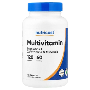 Nutricost, мультивитамины, 120 капсул