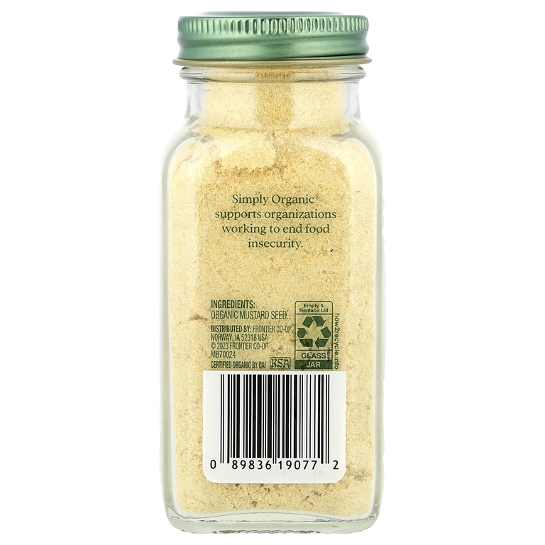 Simply Organic, молотая горчица, 75 г (2,65 унции) (Товар снят с продажи) 