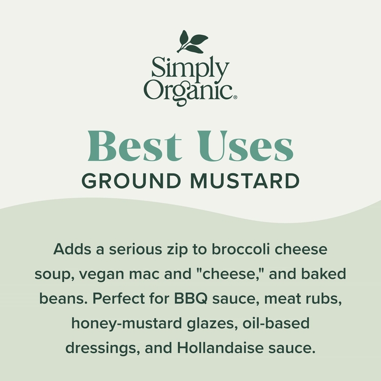 Simply Organic, молотая горчица, 75 г (2,65 унции) (Товар снят с продажи) 