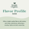 Simply Organic, шалфей, 34 г (1,2 унции)