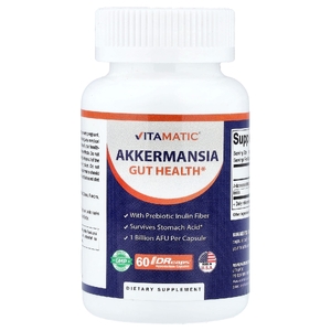 Vitamatic, аккермансия, 60 капсул DRCaps