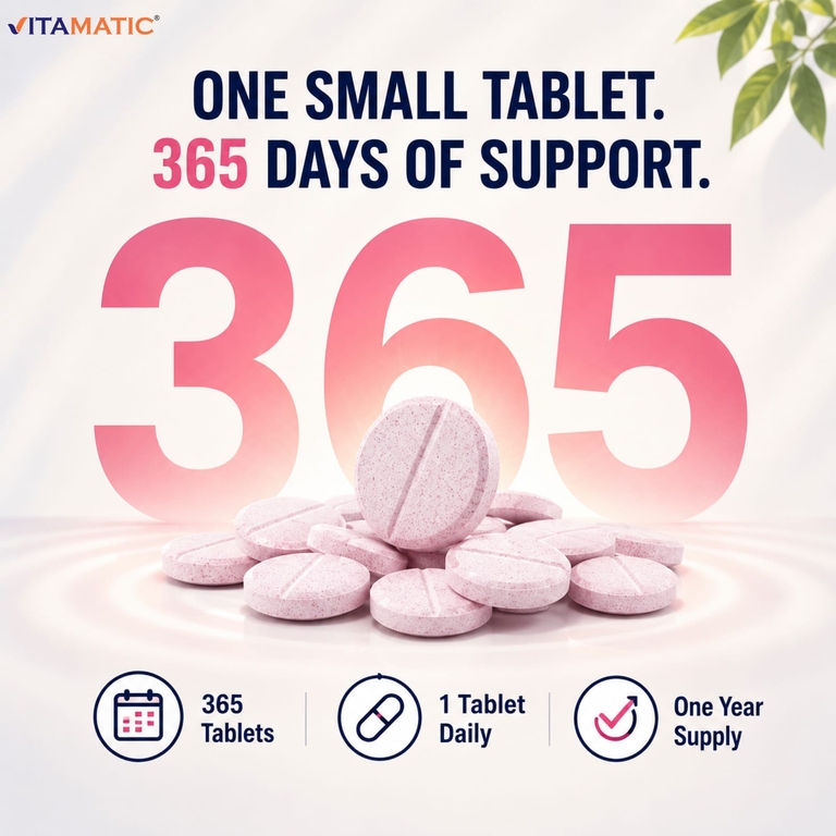 Vitamatic, быстрорастворимый витамин B12, с ягодным вкусом, 1000 мкг, 365 быстрорастворимых таблеток