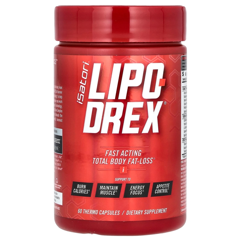 Isatori, Lipo-Drex, максимальная сила действия, 60 термокапсул (Товар снят с продажи) 