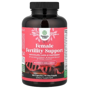 Nature's Craft, Women's Wellness, средство для поддержки фертильности для женщин, 180 капсул