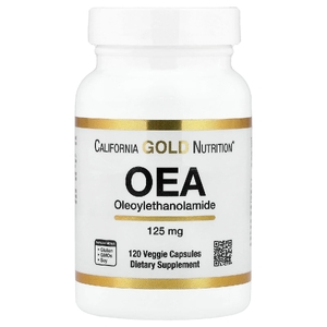California Gold Nutrition, OЭA (олеоилэтаноламид), 125 мг, 120 растительных капсул