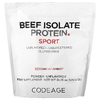Codeage, Sport, говяжий изолят протеина в порошке, без добавок, 750 г (1,65 фунта)