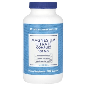 The Vitamin Shoppe, комплекс цитрата магния, 160 мг, 300 капсул