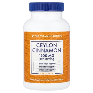 The Vitamin Shoppe, Цейлонская корица, 120 растительных капсул (600 мг на капсулу)