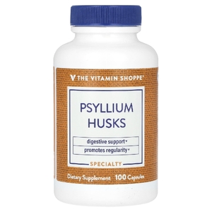 The Vitamin Shoppe, Шелуха семян подорожника, 100 капсул (720 мг на капсулу)