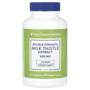 The Vitamin Shoppe, экстракт расторопши, 600 мг, 100 растительных капсул
