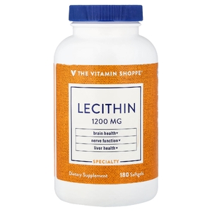 The Vitamin Shoppe, лецитин, 1200 мг, 180 капсул