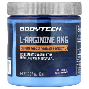 BodyTech, L-аргинин AKG, без добавок, 90 г (3,17 унции) (Товар снят с продажи) 