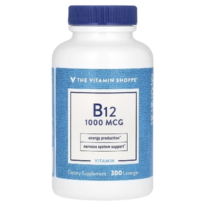 The Vitamin Shoppe, витамин B12, 1000 мкг, 300 пастилок