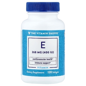The Vitamin Shoppe, витамин E, 268 мг (400 МЕ), 120 мягких таблеток (Товар снят с продажи) 