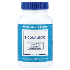 The Vitamin Shoppe, B-Complex 50, витамины группы B, 100 растительных капсул