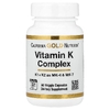 California Gold Nutrition, комплекс витаминов группы K, 60 растительных капсул