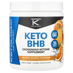 KetoLogic, Keto BHB, апельсин и манго, 249 г (8,9 унции)