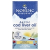 Nordic Naturals, жир из печени арктической трески, лимон, 180 желатиновых капсул