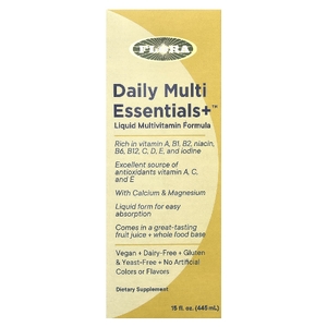 Flora, Daily Multi Essentials+, мультивитамины, 445 мл (15 жидк. унций) (Товар снят с продажи) 
