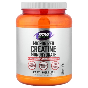 NOW Foods, Sports, микронизированный моногидрат креатина, 1 кг (2,2 фунта)