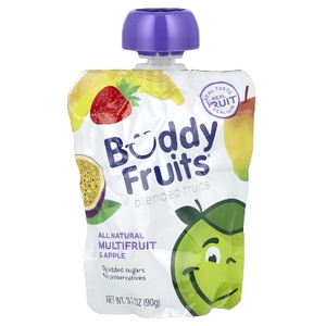 Buddy Fruits, фруктовая смесь, мультифрукты и яблоко, 90 г (3,2 унции) (Товар снят с продажи) 