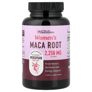 SMNutrition, Корень маки для женщин, 120 капсул