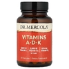 Dr. Mercola, витамины ADK, 30 капсул