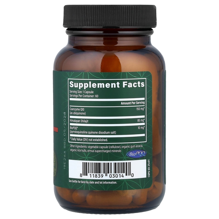 Global Healing, коэнзим Q10, BioPQQ с гималайским мумие, 60 капсул