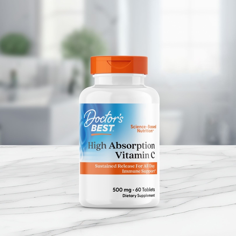Doctor's Best, Витамин C для высокой усвояемости, 60 таблеток