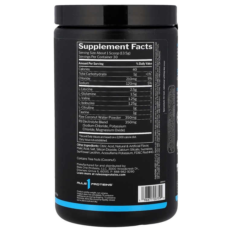 Rule One Proteins, Active BCAA, со вкусом арбуза, 405 г (14,29 унции)