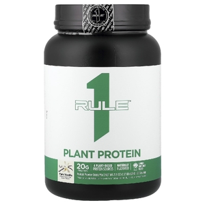 Rule One Proteins, растительный протеин, чистая ваниль, 620 г (1,37 фунта)