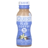 Quest Nutrition, холодный кофе, ванильный латте, 4 флакона по 296 мл (10 жидк. унций)