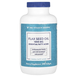 The Vitamin Shoppe, Льняное масло, 1000 мг, 240 мягких таблеток