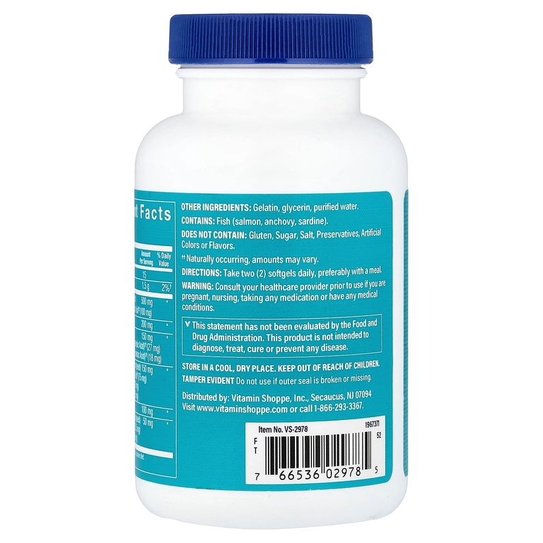 The Vitamin Shoppe, Омега 3-6-9`` 120 мягких таблеток