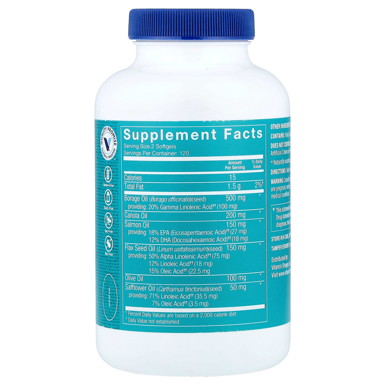 The Vitamin Shoppe, Омега 3-6-9`` 240 мягких таблеток