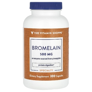 The Vitamin Shoppe, Бромелаин, 500 мг, 300 капсул