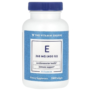The Vitamin Shoppe, Витамин E, 268 мг (400 МЕ), 240 мягких таблеток